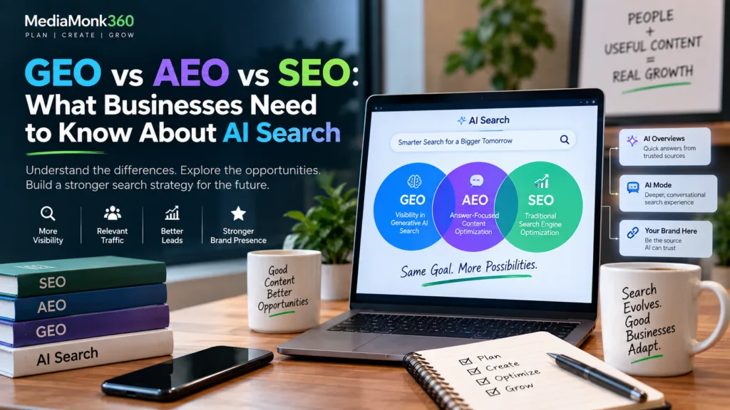 GEO vs AEO vs SEO: What Businesses Need to Know About AI Search